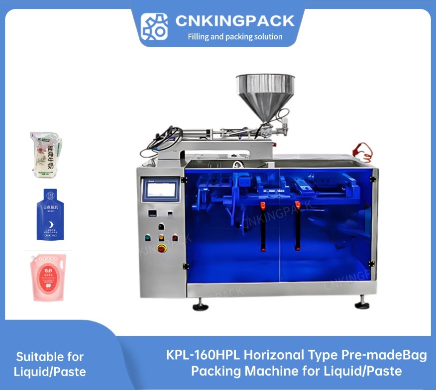 KPL-160HPL Horizonal Type Premade Bag Packing Machine for Liquid/Paste