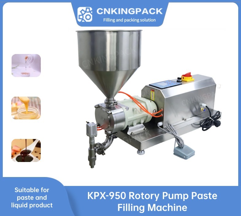 KPX-950 Rotory Pump Paste Filling Machine